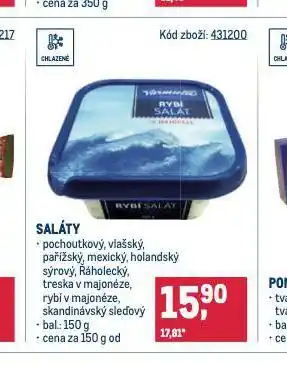 Makro Salát treska v majonéze nabídka