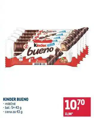 Makro Kinder bueno nabídka