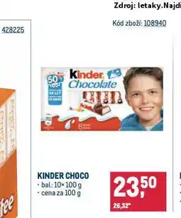 Makro Kinder čokoláda nabídka