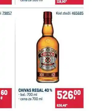 Makro Chivas regal skotská whisky nabídka