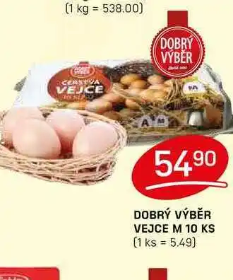 Flop DOBRÝ VÝBĚR VEJCE M 10 KS nabídka
