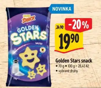 Albert Golden stars snack nabídka