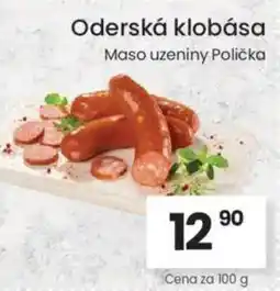 Kubík potraviny Oderská klobása nabídka