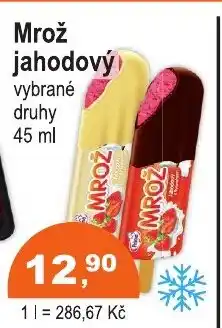 COOP DISKONT Mrož jahodový nabídka