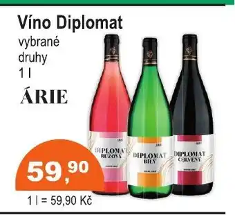COOP DISKONT Víno Diplomat nabídka