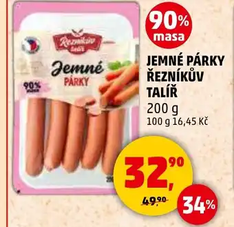 Penny Market Jemné párky Řezníkův talíř nabídka