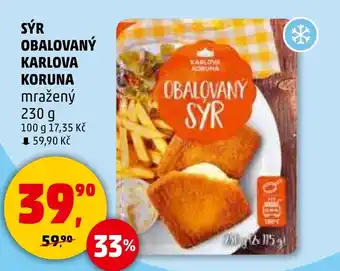 Penny Market Sýr obalovaný Karlova koruna nabídka