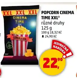 Penny Market Popcorn Cinema Time XXL nabídka