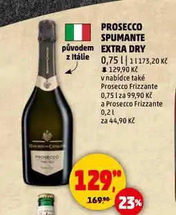 Penny Market Prosecco spumante extra dry nabídka