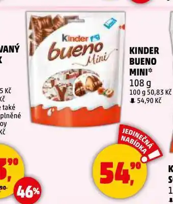 Penny Market Kinder bueno mini nabídka