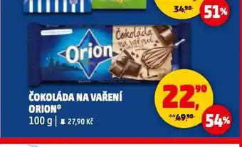 Penny Market Orion čokoláda na vaření nabídka