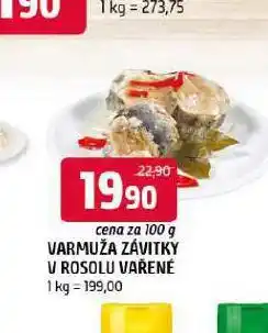 Terno Varmuža závitky v rosolu vařené nabídka