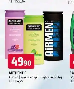 Terno Authentic sprchový gel nabídka