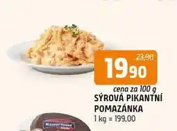 Terno Sýrová pikantní pomazánka nabídka