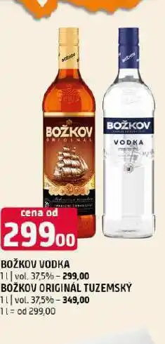 Terno Božkov vodka nabídka