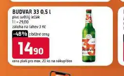 Terno Pivo budvar 33 nabídka