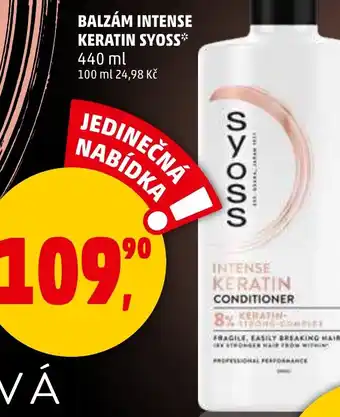 Penny Market Balzám intense keratin Syoss nabídka