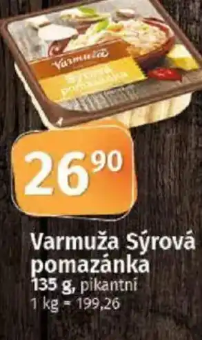 Coop Varmuža Sýrová pomazánka nabídka