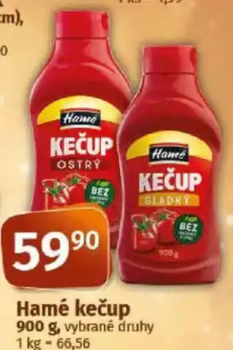 Coop Hamé kečup nabídka