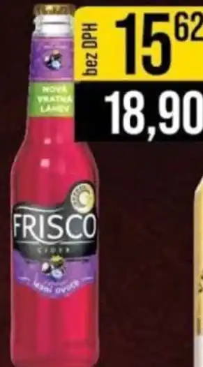 Jip Frisco cider nabídka