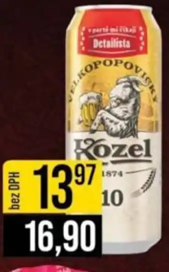 Jip Velkopopovický Kozel 10 nabídka