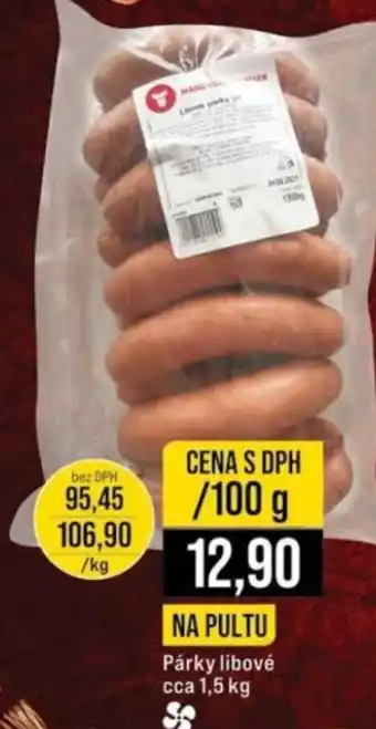 Jip Párky libové nabídka