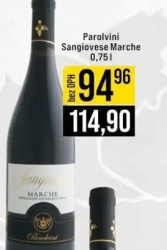 Jip Parolvini Sangiovese Marche nabídka