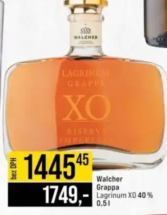 Jip Walcher Grappa Lagrinum XO 40% nabídka