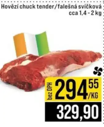 Jip Hovězí chuck tender/falešná svíčková nabídka