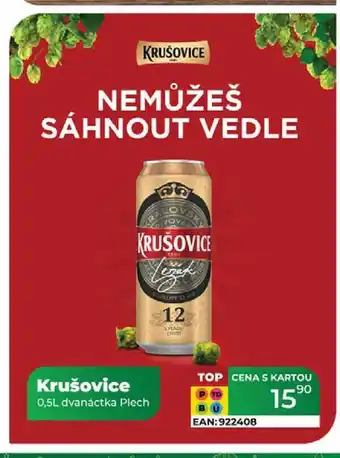 Tamda Foods Krušovice 0,5L dvanáctka Plech nabídka
