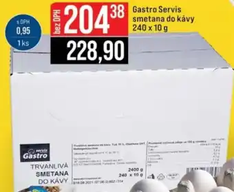 Jip Gastro Servis smetana do kávy nabídka