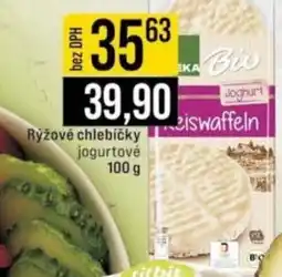 Jip Ryžové chlebíčky jogurtové nabídka