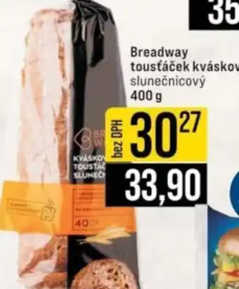 Jip Breadway tousťáček kváskový slunečnicový nabídka