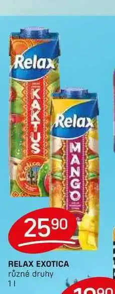 Flop RELAX EXOTICA různé druhy 1l nabídka