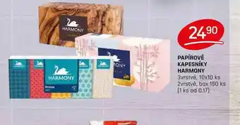 Flop PAPÍROVÉ KAPESNÍKY HARMONY 3vrstvé 10x10ks nabídka