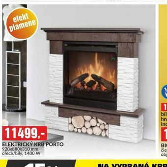 Baumax Elektrický krb porto nabídka
