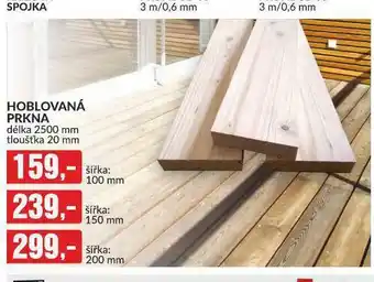 Baumax Hoblovaná prkna 100 mm nabídka