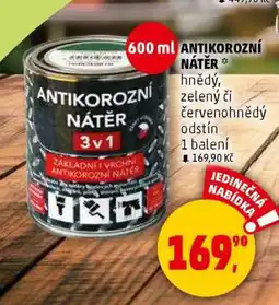 Penny Market ANTIKOROZNÍ NÁTĚR nabídka