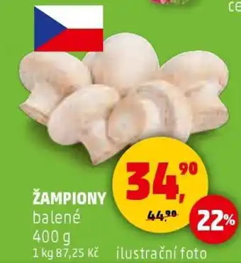 Penny Market Žampiony balené nabídka