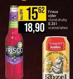 Jip Frisco Cider nabídka