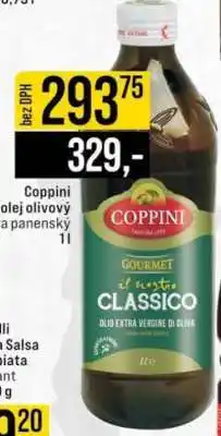 Jip Coppini olej olivový extra panenský 1l nabídka