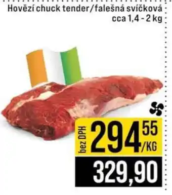 Jip Hovězí chuck tender falešná svíčková nabídka