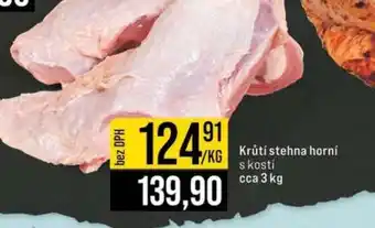 Jip Krůtí stehna horní s kostí cca 3 kg nabídka