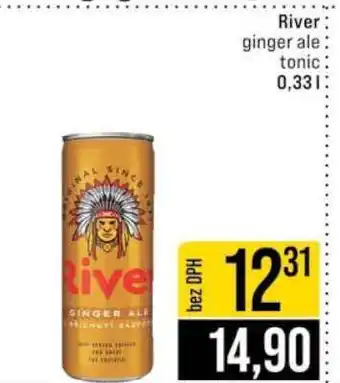 Jip River ginger ale tonic nabídka