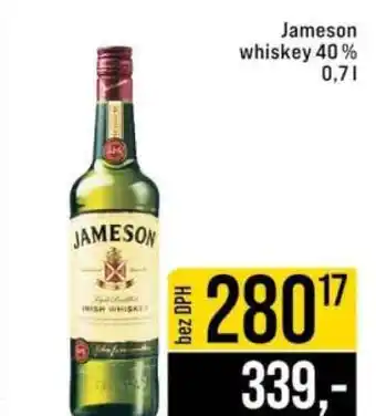 Jip Jameson whiskey 40% 0,7 l nabídka
