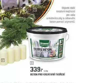 OBI Beton pro kreativní tvoření nabídka
