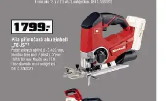 OBI Pila přímočará aku eihell nabídka