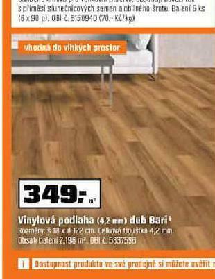 OBI Vinylová podlaha nabídka