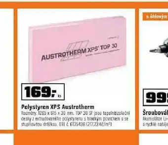 OBI Polystyren xps austrotherm nabídka