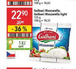 Globus Galbani mozzarella sýr nabídka